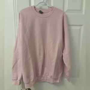 Gildan Light Pink Crewneck Sweatshirt